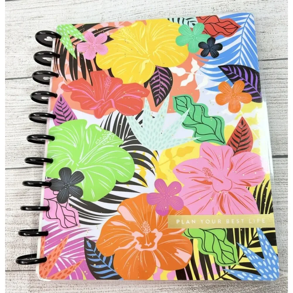 Happy Planner “BOLD & BOTANICAL” BIG DASHBOARD Layout 12 Mo UNDATED Bundle